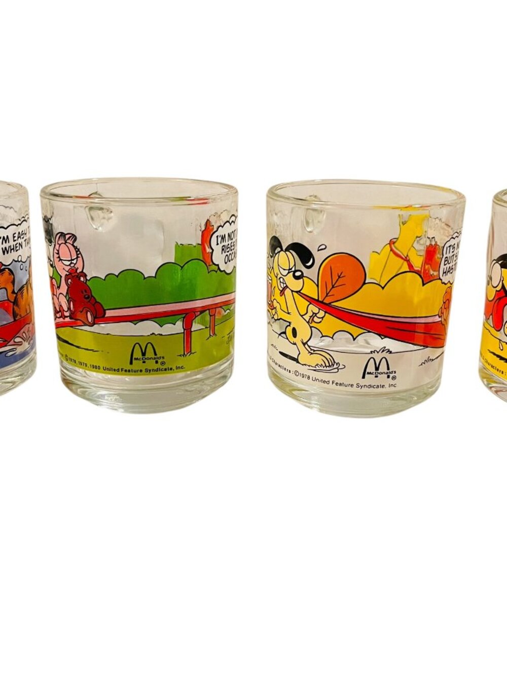 McDonald’s Garfield Mugs (4) By Jim Davis